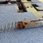Problem: Rusted Pin Up Close